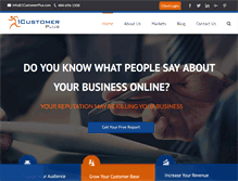 Tablet Screenshot of 1customerplus.com
